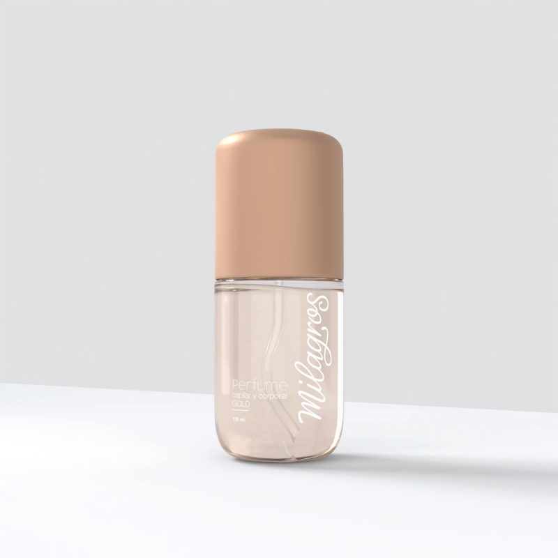 PERFUME CAPILAR Y CORPORAL MILAGROS GOLD120 ML