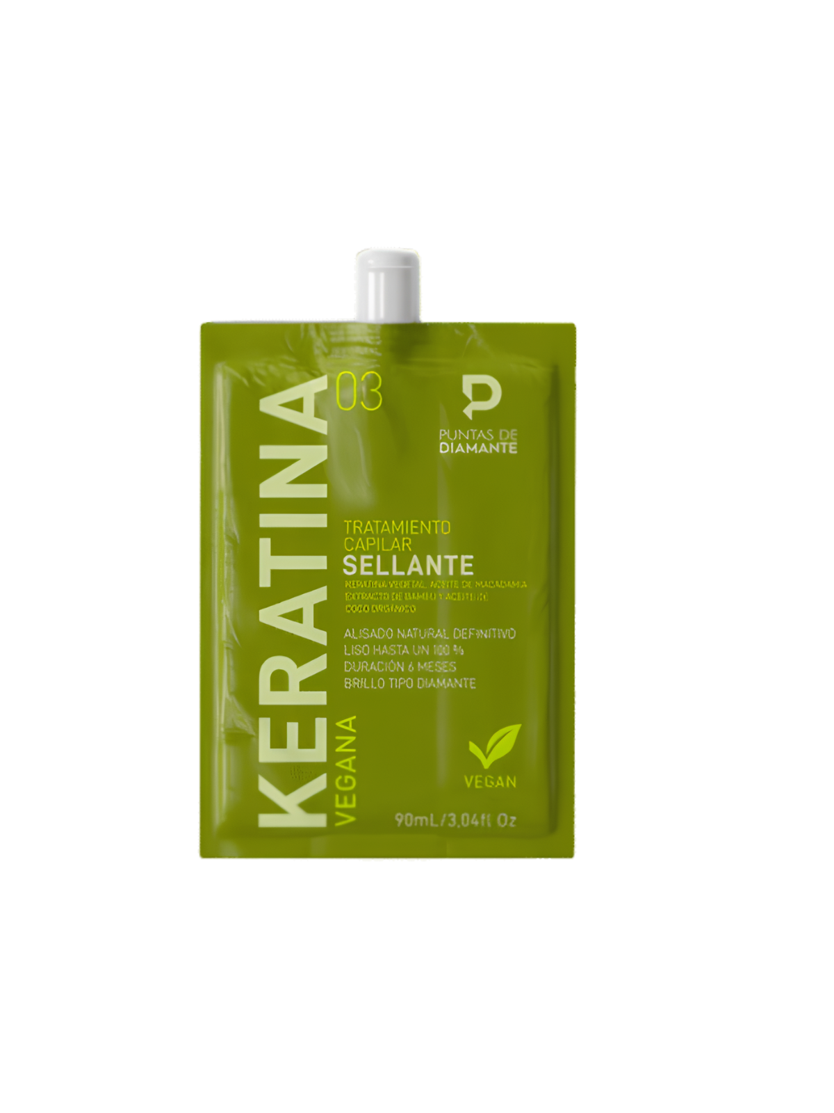 TRATAMIENTO CAPILAR VEGANO PUNTAS DE DIAMANTE 90 ML PASO 3
