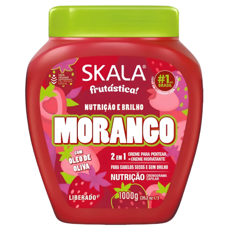 TRATAMIENTO SKALA FRUTASTICA MORANGO - STRAWBERRY 1000 GR