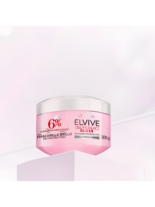 TRATAMIENTO ELVIVE GLYCOLIC GLOSS 6% 300 ML