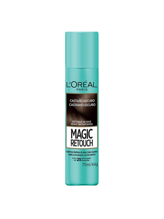 CUBRE CANAS LOREAL SPRAY MAGIC RETOUCH 75 ML CAST OSCURO
