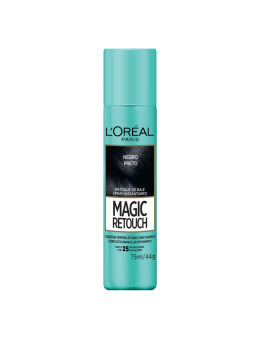 CUBRE CANAS LOREAL SPRAY MAGIC RETOUCH75 ML NEGRO