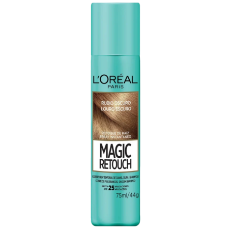 CUBRE CANAS LOREAL SPRAY MAGIC RETOUCH 75 ML RUBIO OSCURO