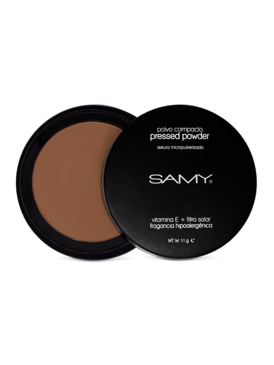 POLVO COMPACTO SAMY SIN ESPEJO MOKA 08
