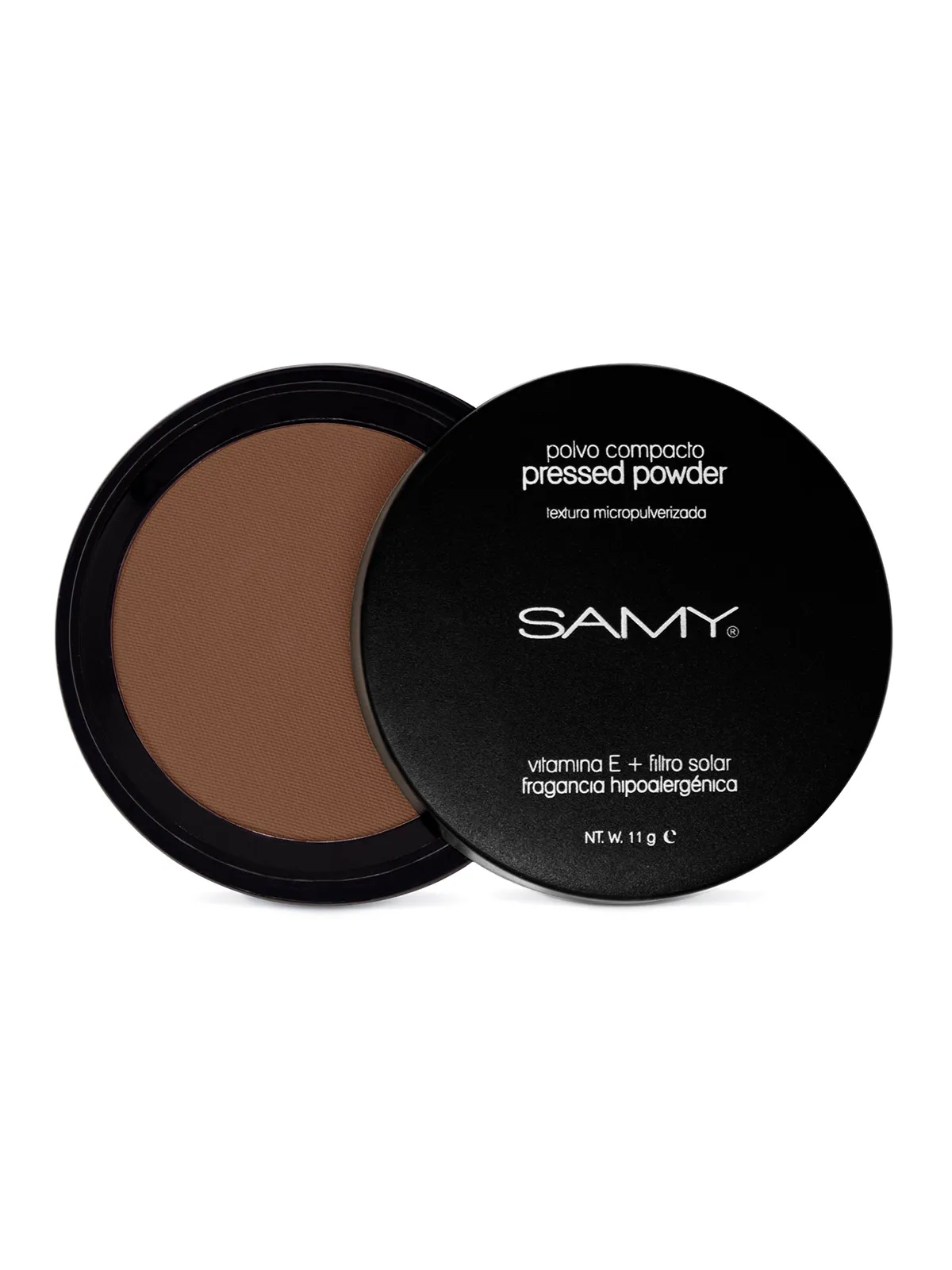 POLVO COMPACTO SAMY SIN ESPEJO 9 EBANO