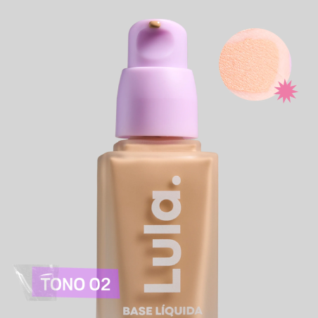 BASE LIQUIDA LULA MATE TONO 02 30 ML