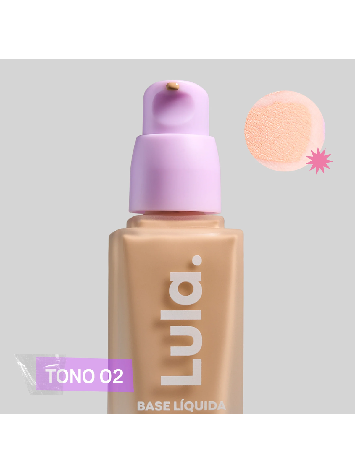 BASE LIQUIDA LULA MATE TONO 02 30 ML