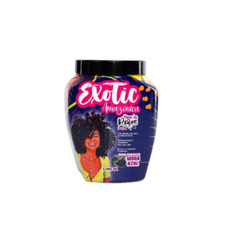 TRATAMIENTO EXOTIC AMAZONICA VIVAN LOS RIZOS 3 EN 1 1000 ML MORA AZUL