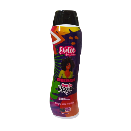 ACONDICIONADOR EXOTIC AMAZONICA VIVAN LOS RIZOS 1000 ML MORA AZUL