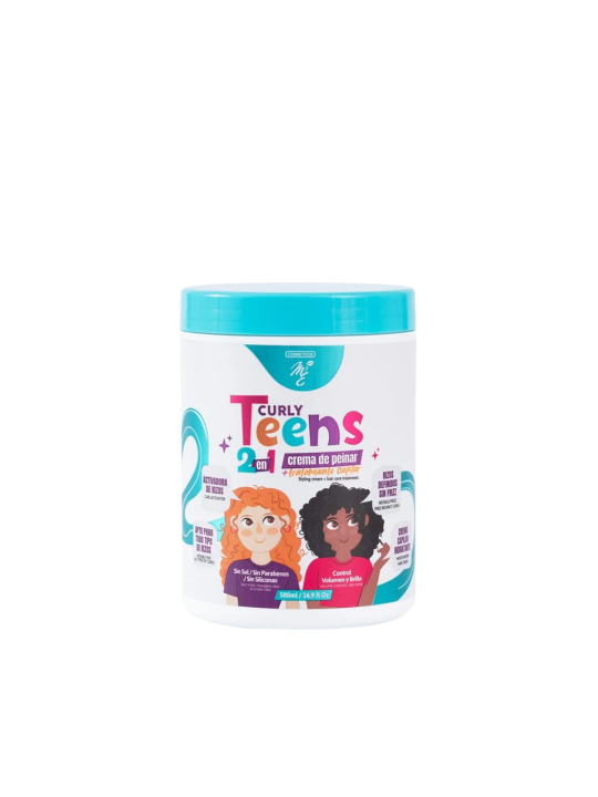 TRATAMIENTO MYE CURLY TEENS RIZOS Y ONDAS 2 EN 1 500 ML