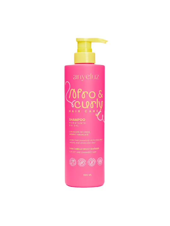 SHAMPOO ANYELUZ AFRO Y CURLY 600 ML