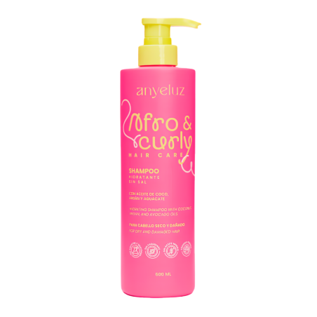 SHAMPOO ANYELUZ AFRO Y CURLY 600 ML