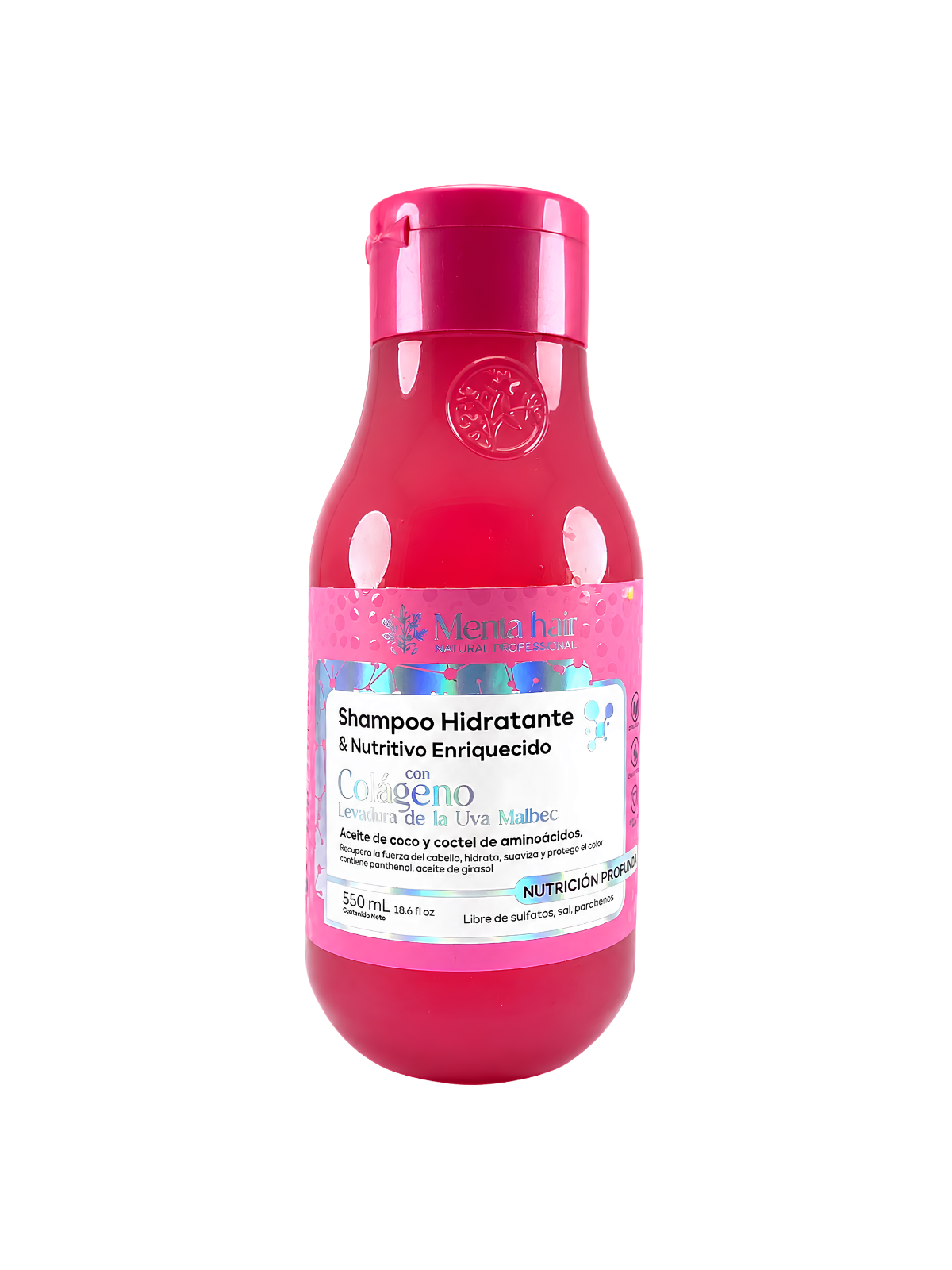 SHAMPOO MENTA HAIR COLAGENO 550 ML