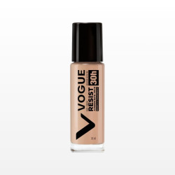 BASE MAQUILLAJE VOGUE RESIST LD AVELLANA 30 ML