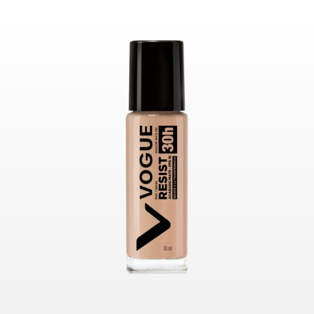BASE MAQUILLAJE VOGUE RESIST LD AVELLANA 30 ML