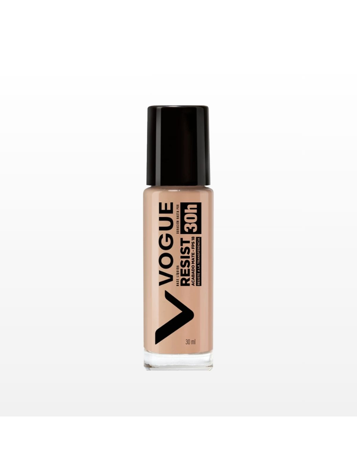 BASE MAQUILLAJE VOGUE RESIST LD AVELLANA 30 ML