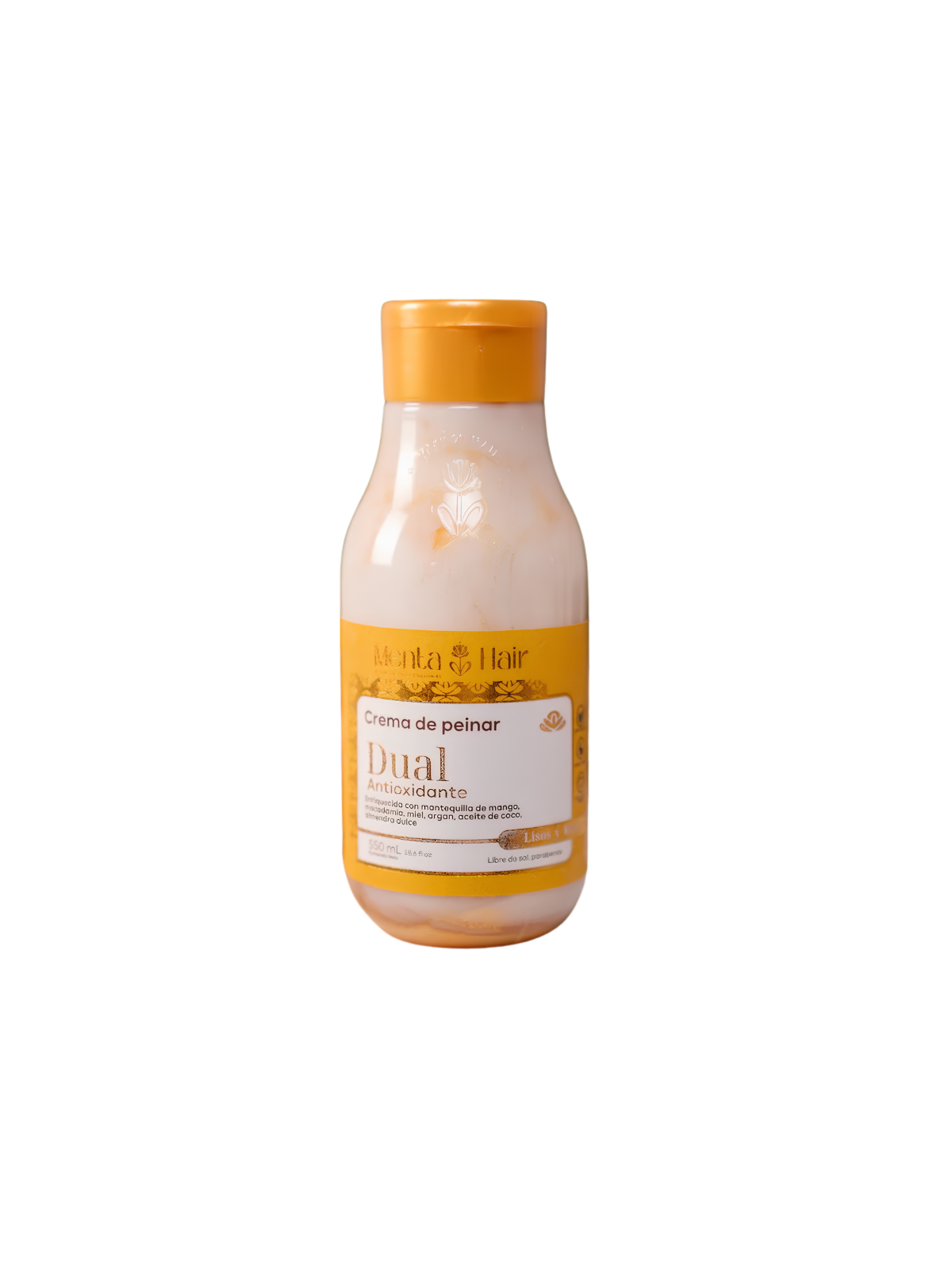 CREMA PEINAR MENTA HAIR DUAL ANTIOXIDANTE 550 ML LISOS Y RIZOS