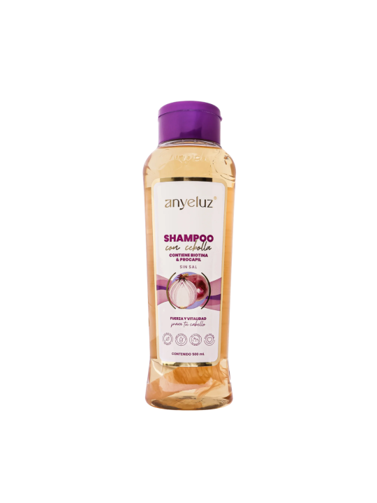 SHAMPOO ANYELUZ CEBOLLA 500 ML SIN SAL