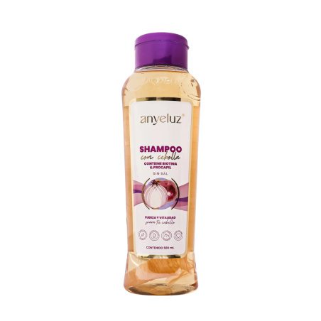 SHAMPOO ANYELUZ CEBOLLA 500 ML SIN SAL