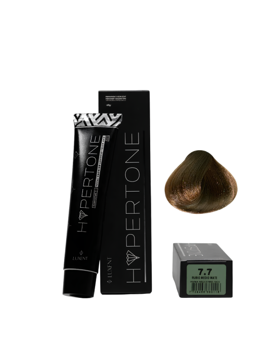 TINTE HIPERTONE 7.7 RUBIO MEDIO MATE 60ML