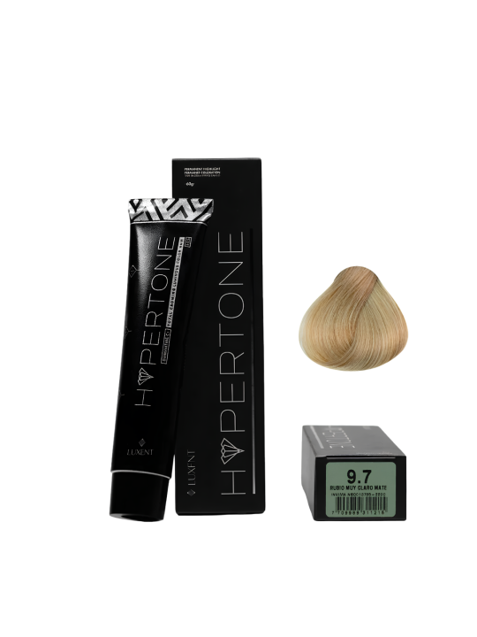 TINTE HIPERTONE 9.7 RUBIO MUY CLARO MATE 60ML