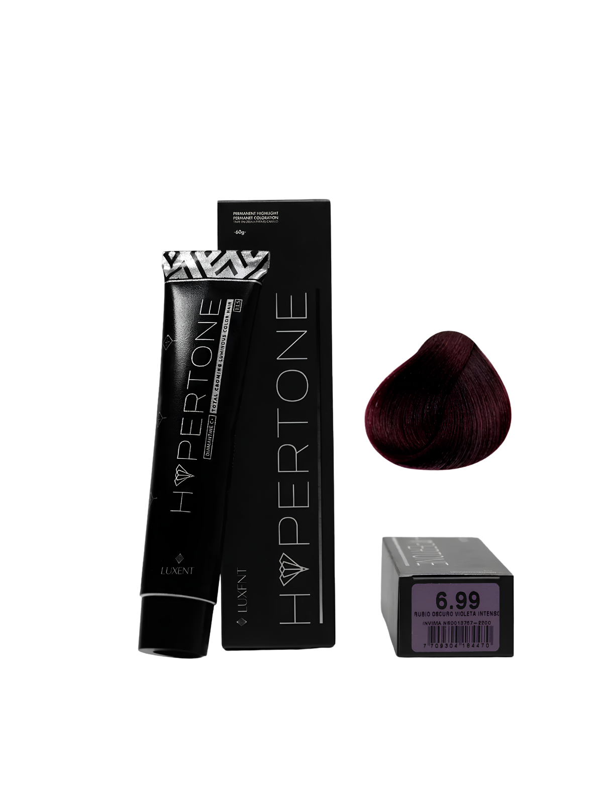 TINTE HIPERTONE 6.99 RUBIO OSCURO VIOLETA INTENSO