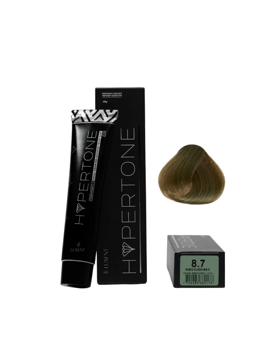 TINTE HIPERTONE 8.7 RUBIO CLARO MATE 60ML