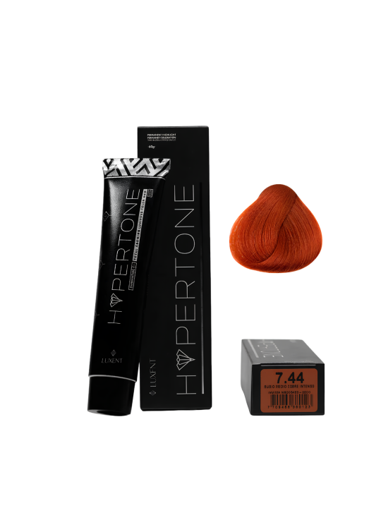 TINTE HIPERTONE 7.44 RUBIO MEDIO COBRE INTENSO 60ML