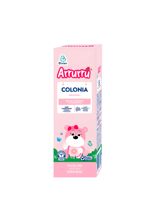 COLONIA ARRURRU NATURALS ORIGINAL ROSADA 60 ML
