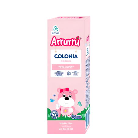 COLONIA ARRURRU NATURALS ORIGINAL ROSADA 60 ML
