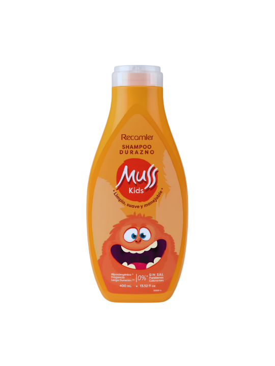 SHAMPOO MUSS GIRLS DURAZNO 400 ML