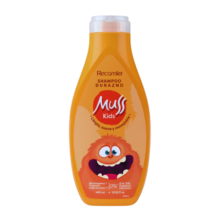 SHAMPOO MUSS GIRLS DURAZNO 400 ML