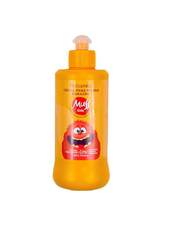 CREMA PEINAR MUSS KIDS PROTEINA SEDA DURAZNO 300 ML