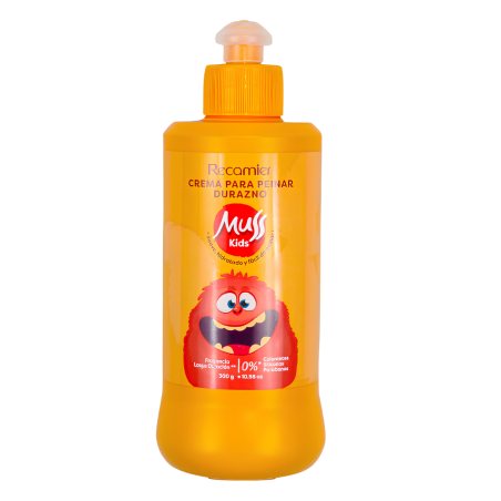 CREMA PEINAR MUSS KIDS PROTEINA SEDA DURAZNO 300 ML