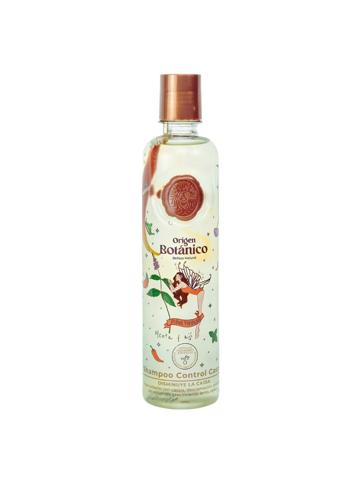 SHAMPOO RITUAL BOTANICO CONTROL CASPA MENTA Y AJI 400 ML