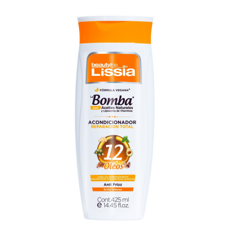 ACONDICIONADOR LISSIA LA BOMBA 12 OLEOS 425 ML