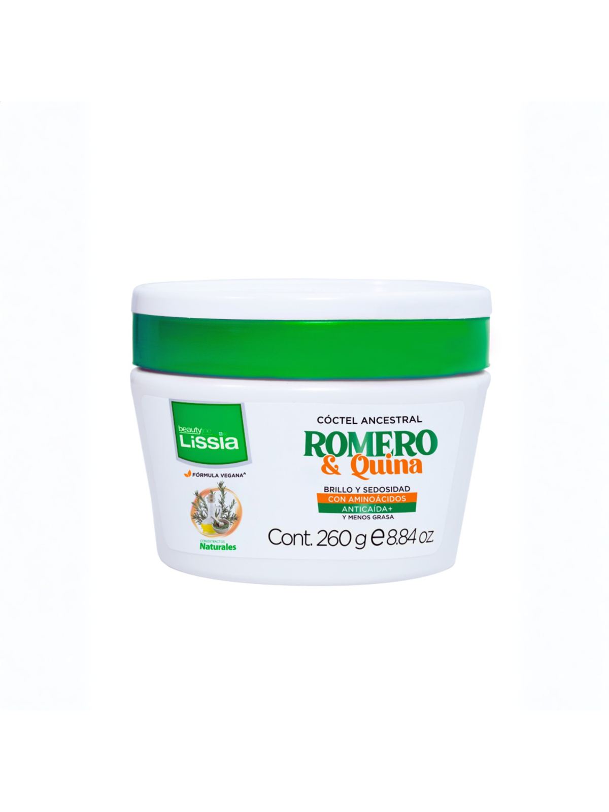 TRATAMIENTO LISSIA ROMERO Y QUINA 260 GR VEGANA